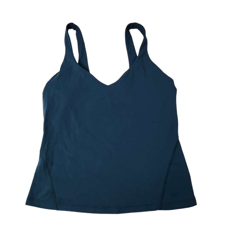 Lululemon Womens Tank Top Blue‎ Green Active Yoga Stretch Sleeveless